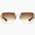 Luxury sunglasses with golden frame
 